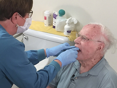 Checking Teeth and Dentures
